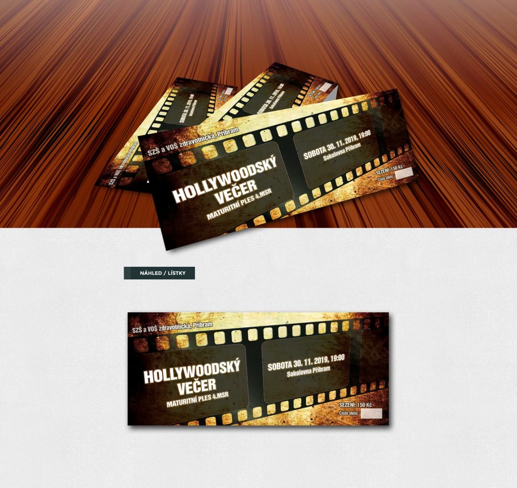 Editor vstupenek - Film